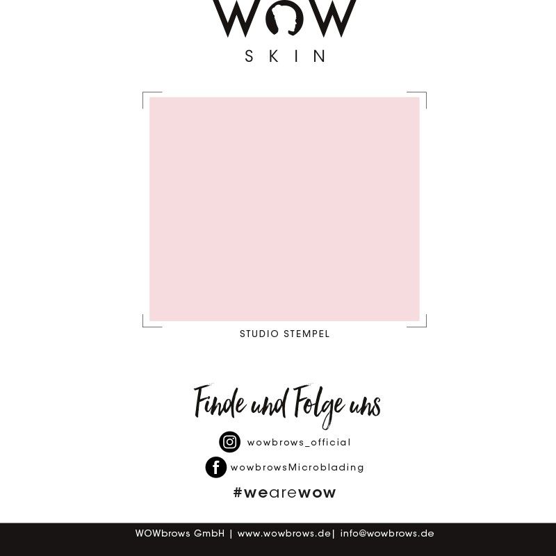 Werbebroschüre WOWSkin