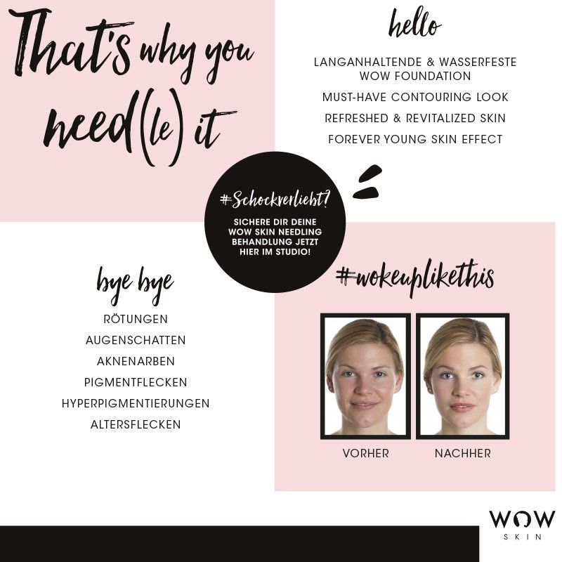 Werbebroschüre WOWSkin