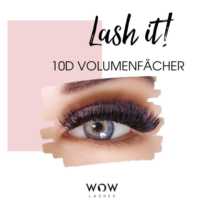 WOWLashes 10 D Wimpernfächer als Tray