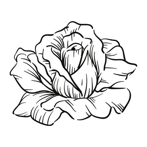 Blumen Vorlagen für Fineline Tattoo