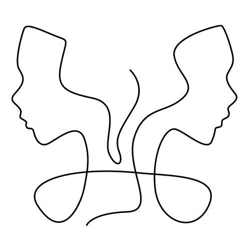 Körper und Gesichter Vorlagen für Fineline Tattoo