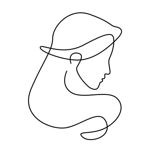 Tattoovorlagen für Fine Line Tattoos mit Körper und Gesichtsmotiven