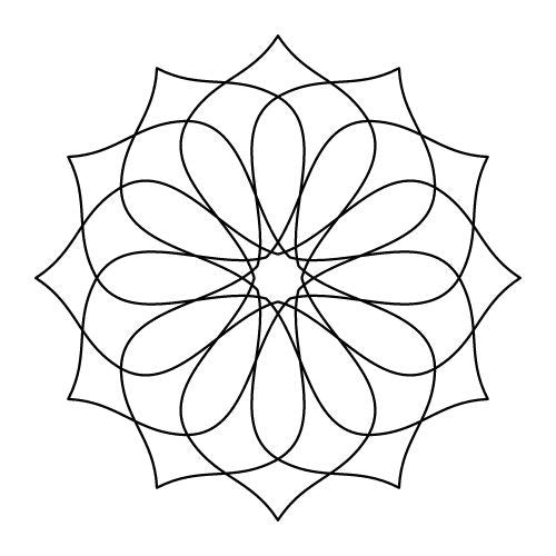 Mandala Vorlagen für Fineline Tattoo