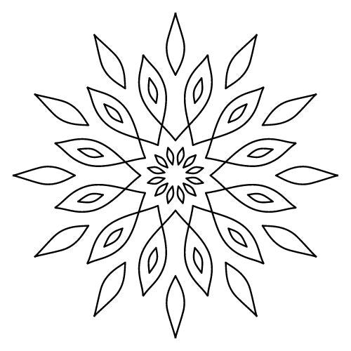 Mandala Vorlagen für Fineline Tattoo