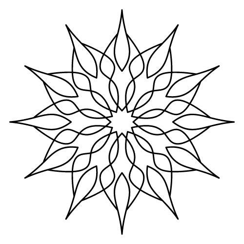 Mandala Vorlagen für Fineline Tattoo