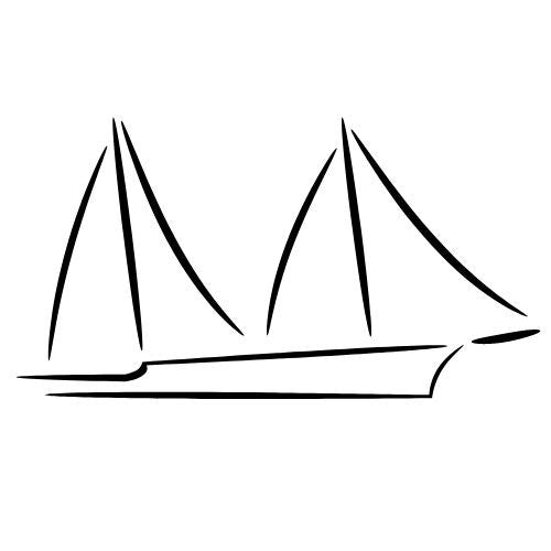 Reisemotive Vorlagen für Fineline Tattoo