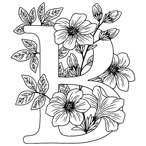 Buchstaben Vorlagen für Fineline Tattoo