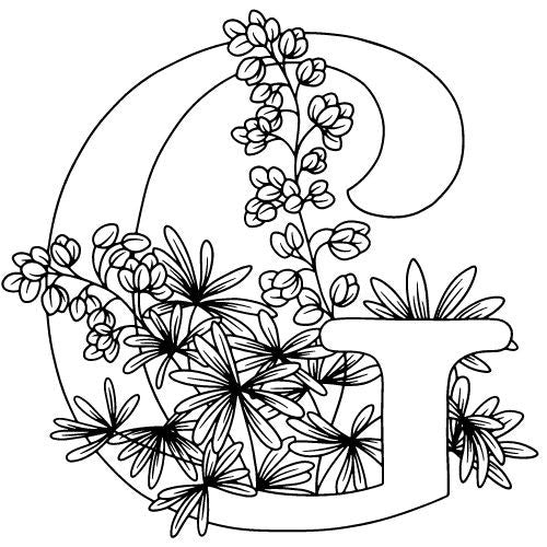 Buchstaben Vorlagen für Fineline Tattoo