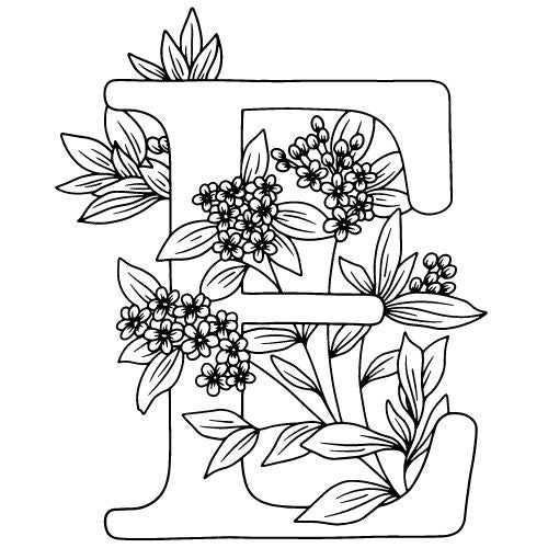 Buchstaben Vorlagen für Fineline Tattoo