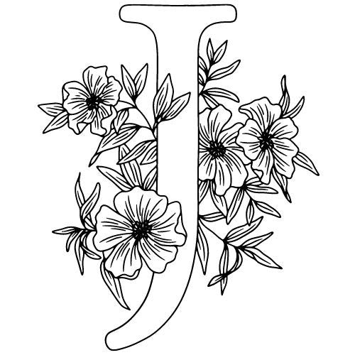 Buchstaben Vorlagen für Fineline Tattoo
