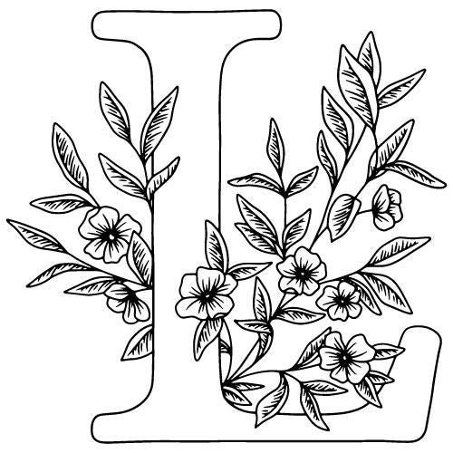 Buchstaben Vorlagen für Fineline Tattoo