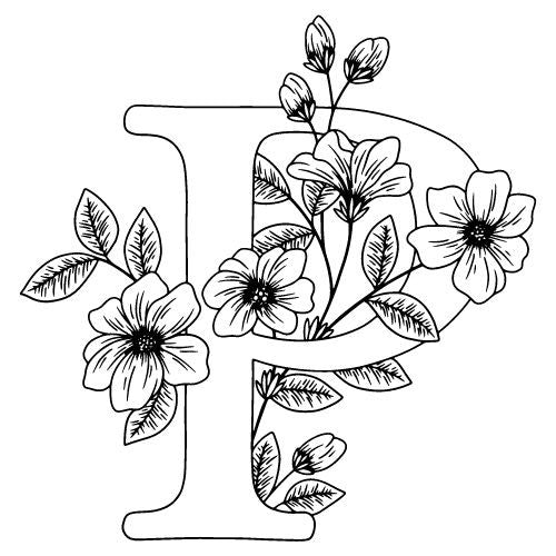 Buchstaben Vorlagen für Fineline Tattoo