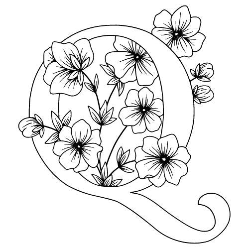 Buchstaben Vorlagen für Fineline Tattoo
