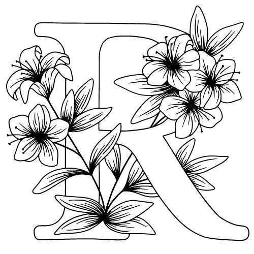 Buchstaben Vorlagen für Fineline Tattoo
