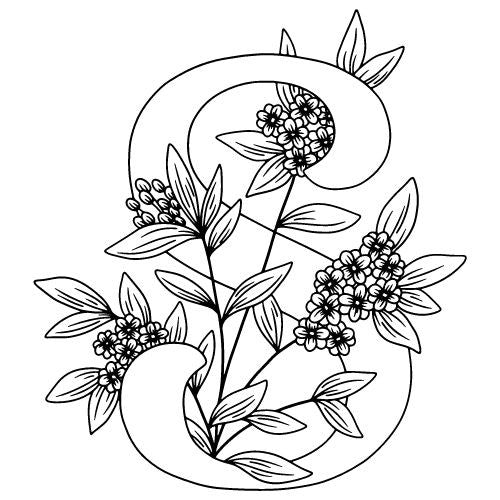 Buchstaben Vorlagen für Fineline Tattoo
