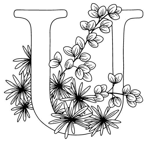 Buchstaben Vorlagen für Fineline Tattoo