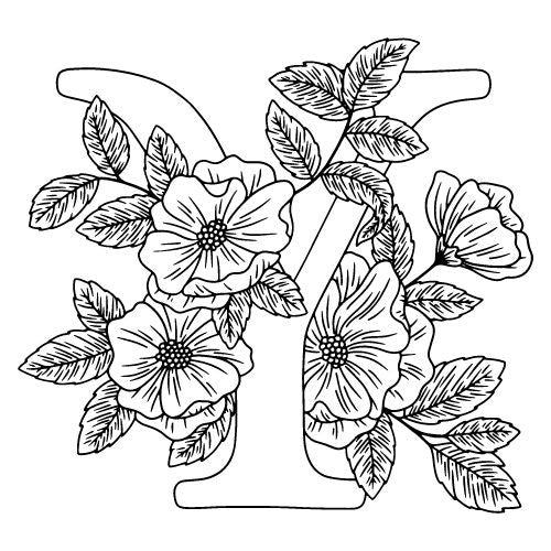Buchstaben Vorlagen für Fineline Tattoo