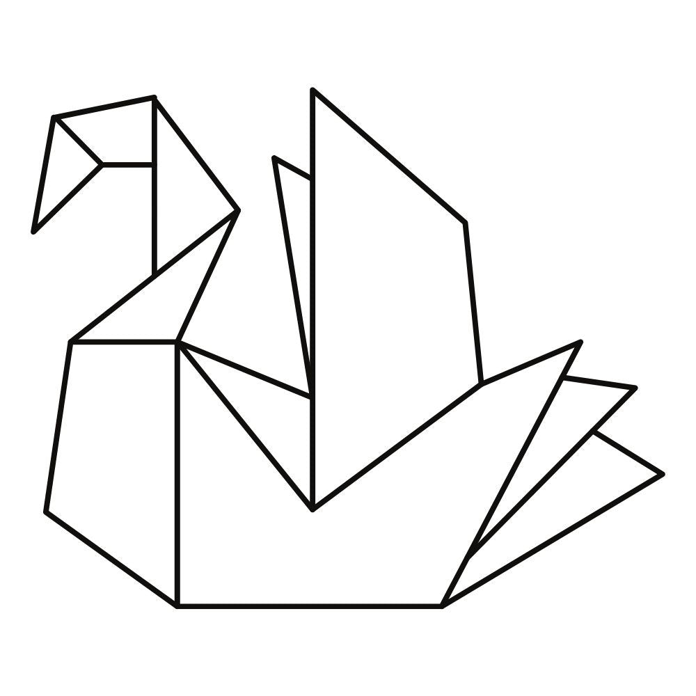 Origami Vorlagen für Fineline Tattoo