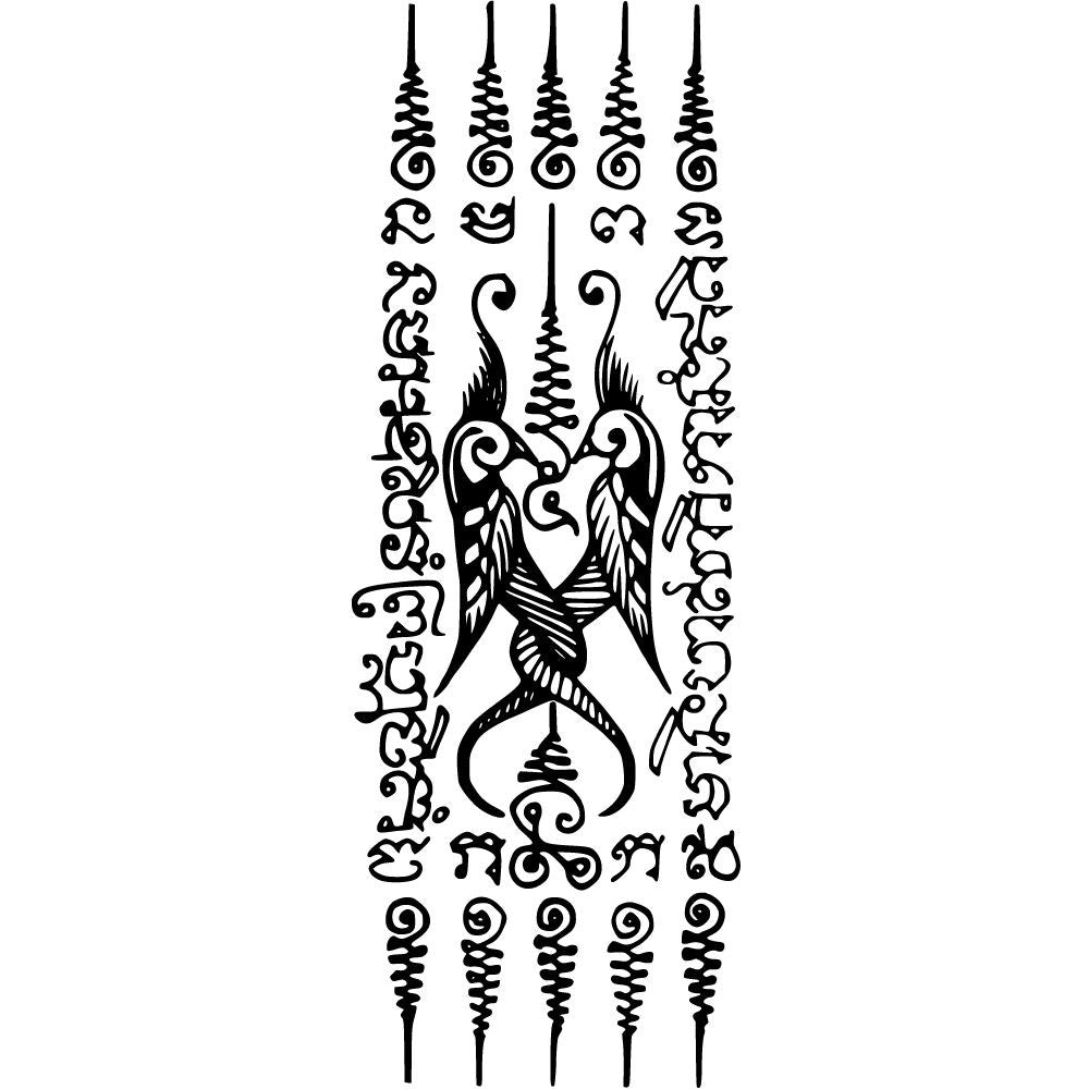 Sak Yant Vorlagen für Fineline Tattoo