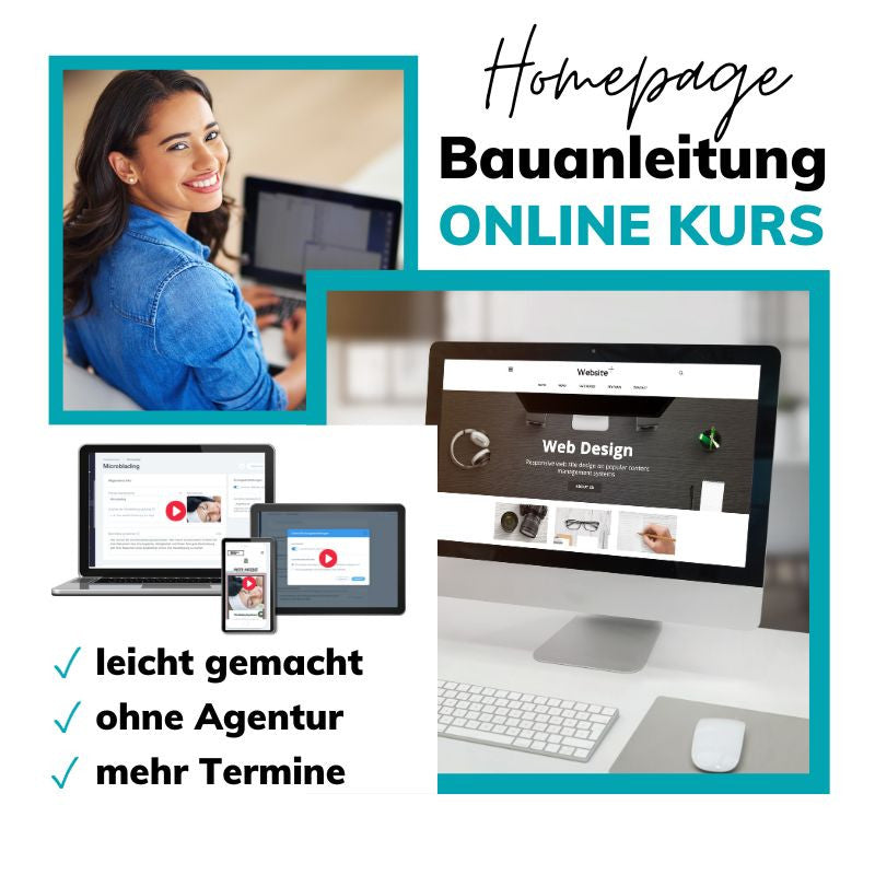 Studio Homepage Bau Anleitung Onlinekurs