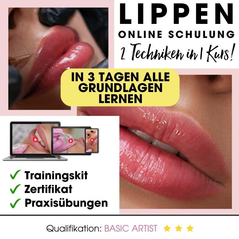 Permanent Make Up Onlinekurs für Lippen