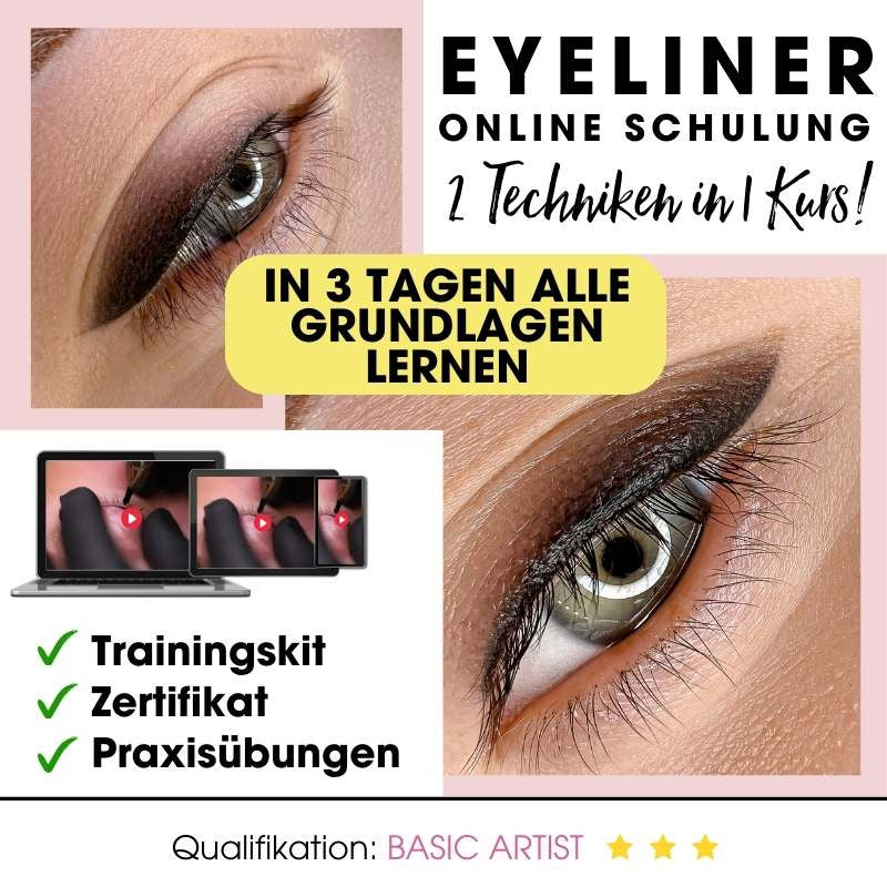 Permanent Make Up Onlinekurs für Eyeliner