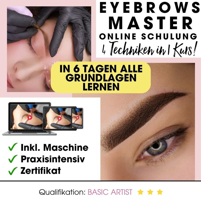 Onlinekurs für Permanent Make Up der Augenbrauen