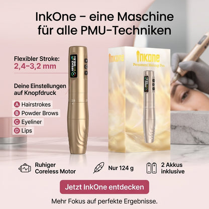 InkOne PMU/Tattoo Maschine mit flexiblem Stroke