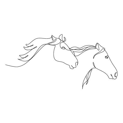 Tiermotive Vorlagen für Fineline Tattoo