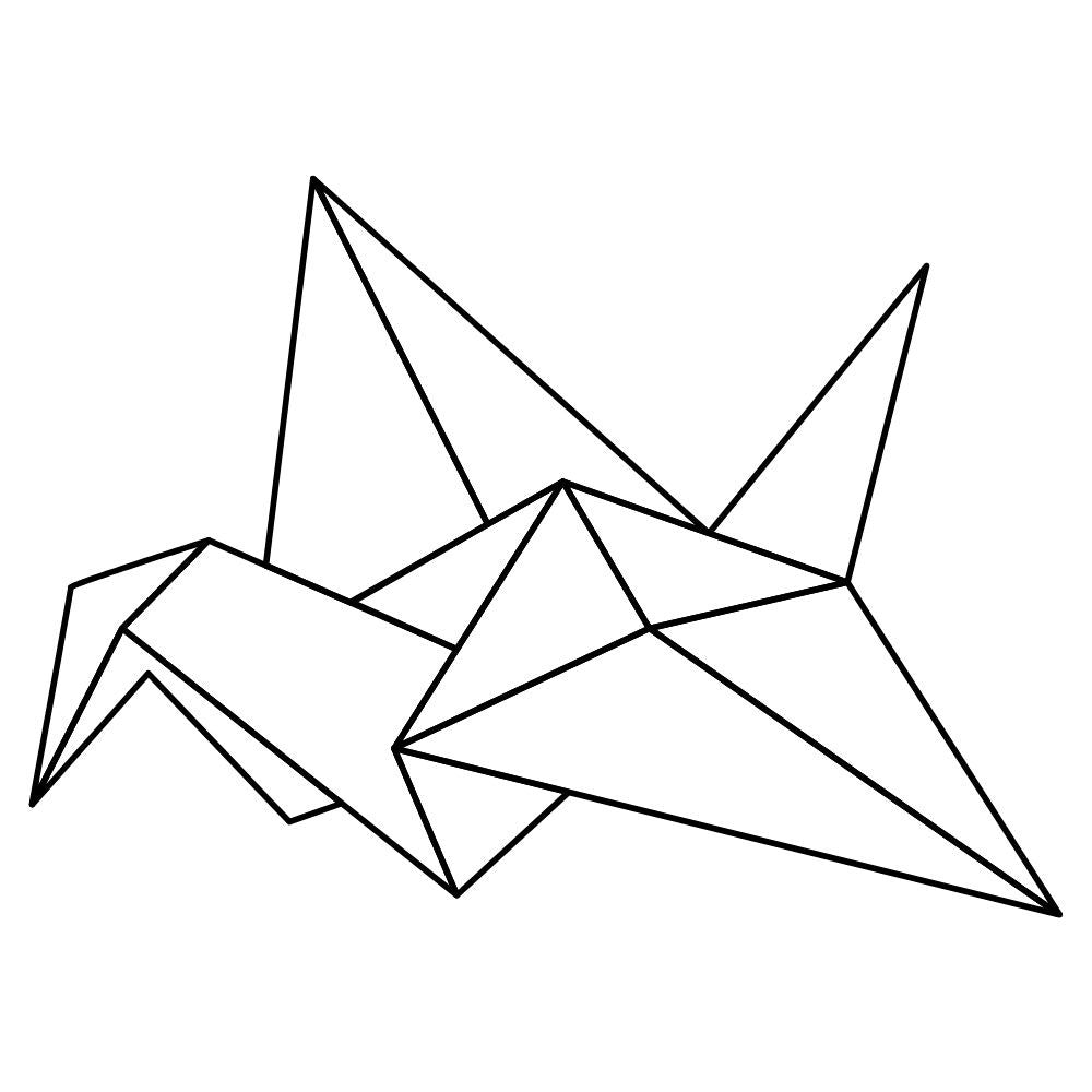 Origami Vorlagen für Fineline Tattoo