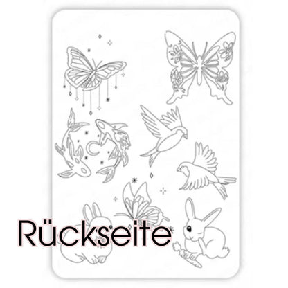Fineline Tattoo Übungshaut Design 1