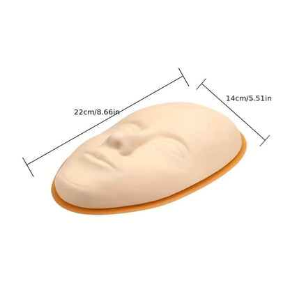 3D Übungskopf für Augenbrauen, Lippen & Eyeliner