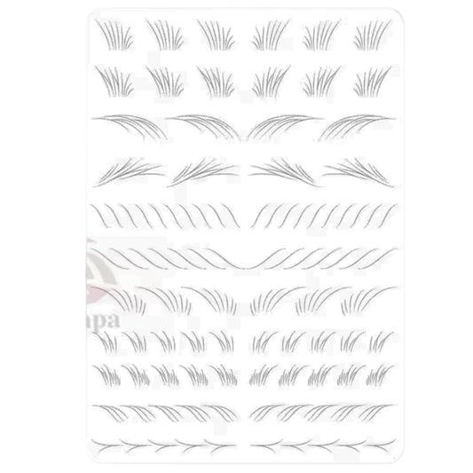 Härchenzeichnung Übungshaut