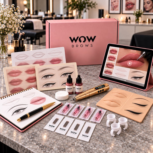 Eyeliner & Lippen Trainings Kit INKL. PMU MASCHINE