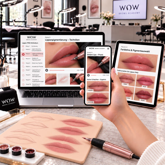 Lippen PMU Onlinekurs inkl. Zertifikat