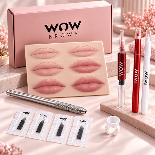 8-teiliges Lippen PMU Trainings Kit manuell