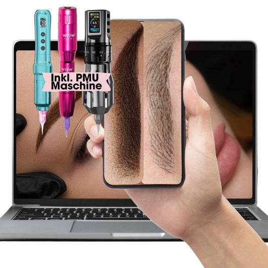 Eyebrow Masterclass 2 in 1 Microblading & Powderbrows inkl. Zertifikat (inkl. PMU Maschine)