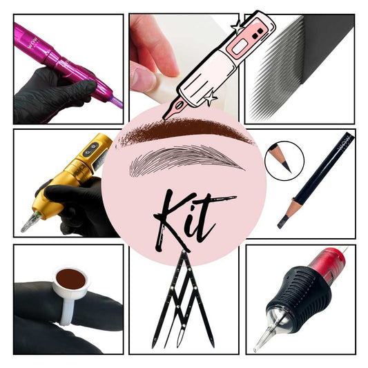 12-teiliges Eyebrow Masterclass Training Kit INKL. MASCHINE