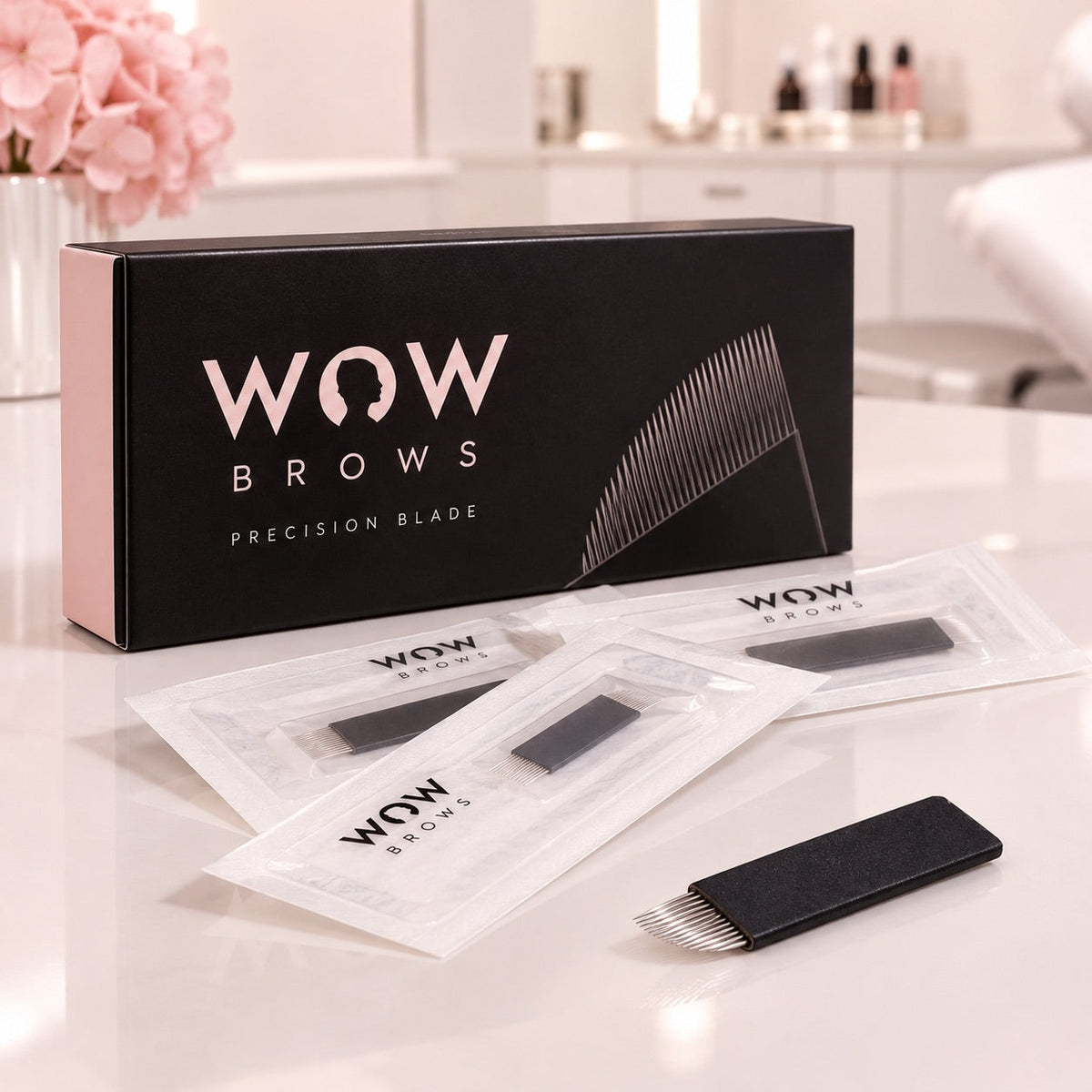 WOWbrows Precision Blade – Verpackung mit einzeln versiegelten Blades